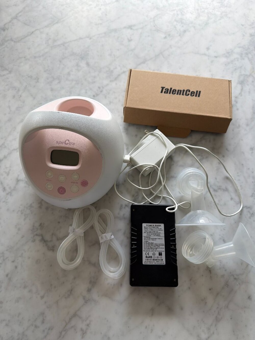 Spectra S2 with portable battery and new tubing